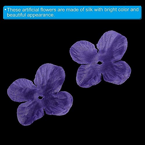 PATIKIL Artificial Flower Petals, 500Pcs Fake Flowers Silk Petal Decoration Supplies for Wedding Decor Bridal Party Event Dark Purple - Image 4