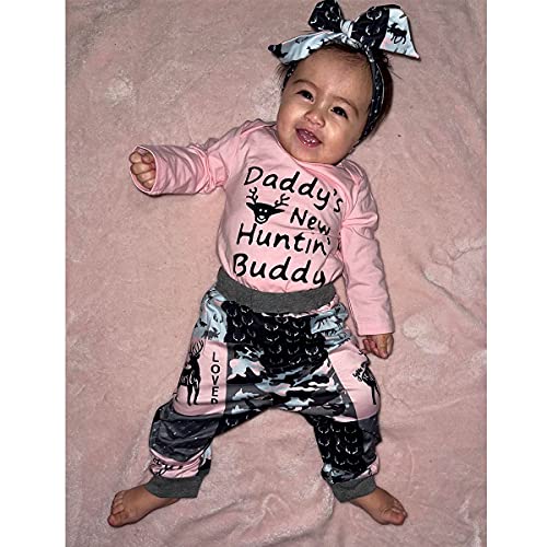 BIRTHDAY SHARK Newborn Girls Outfit Baby Girl Coming Home Outfit Hunting Clothes for Girls3