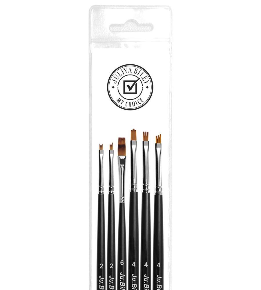 Ju.Bilej No.1 Set of Brushes for Nail Design