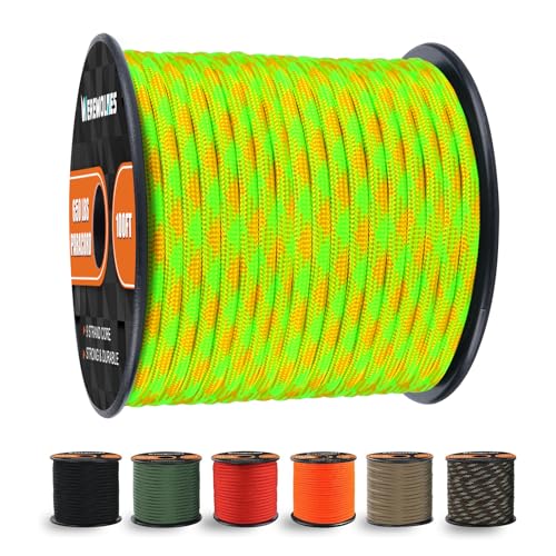 WEREWOLVES 650lb Paracord/Parachute Cord, 9 Strand Paracord Rope