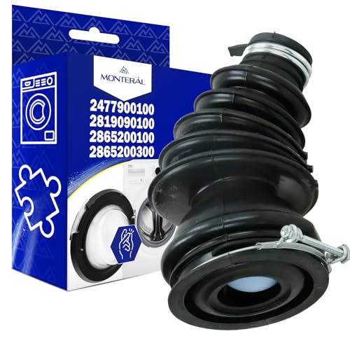 Tubo Desague Lavadora con Código Original 2477900100 2819090100 2865200100 2865200300 para Beko para Blomberg - Garantía de 10 Años - MONTERAL