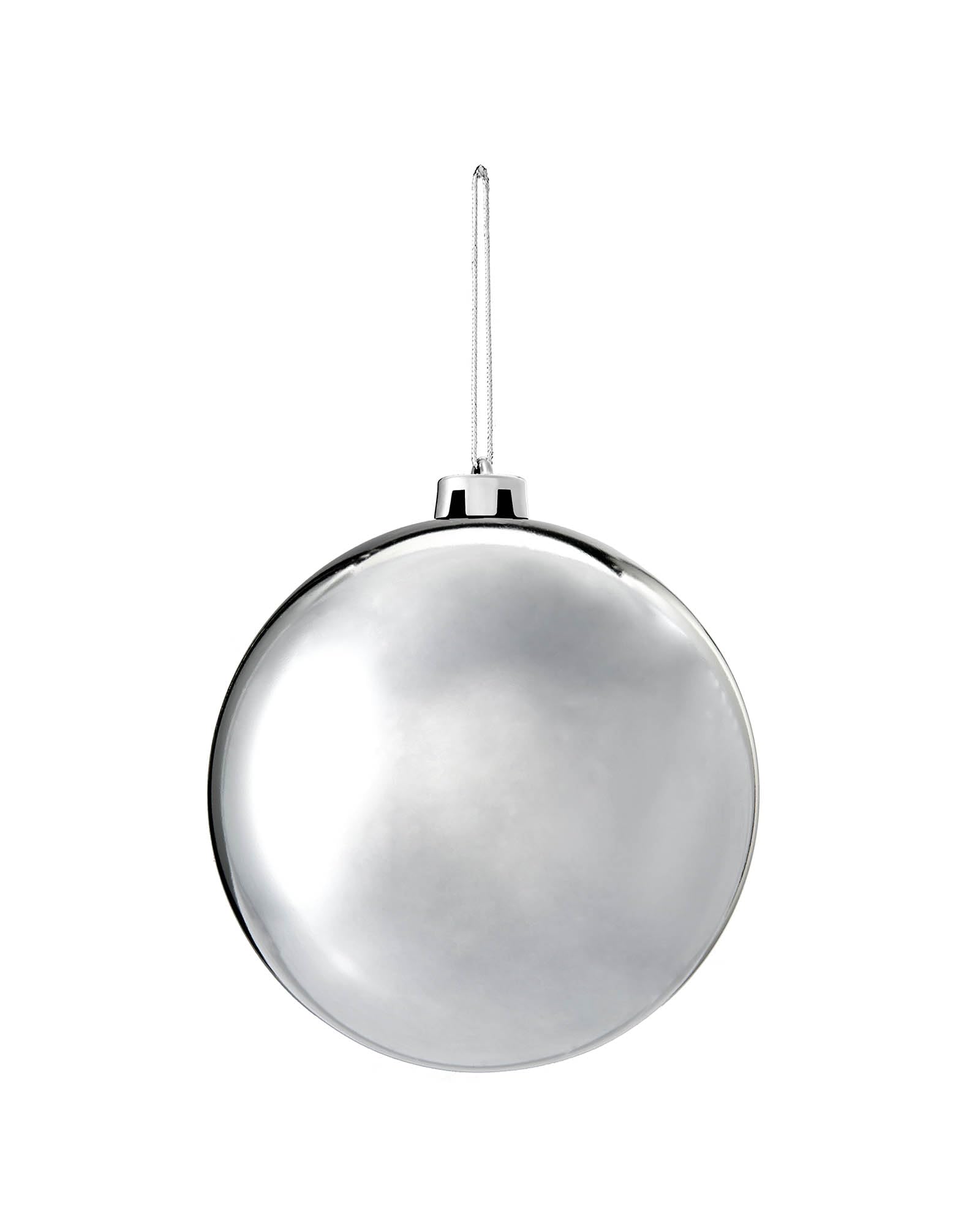 Werchristmas Silver Large Shatterproof Bauble