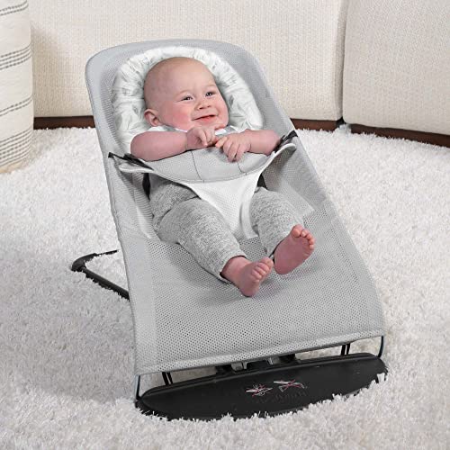 Boppy Head Support Noggin Nest, Sage Watercolor Leaves, For 3- Or 5-Point Harness Systems, Helps Prop Baby’s Head In Bouncers, Strollers And Swings, 0-4 Months, Polyester, Sleep Aid #TOP3