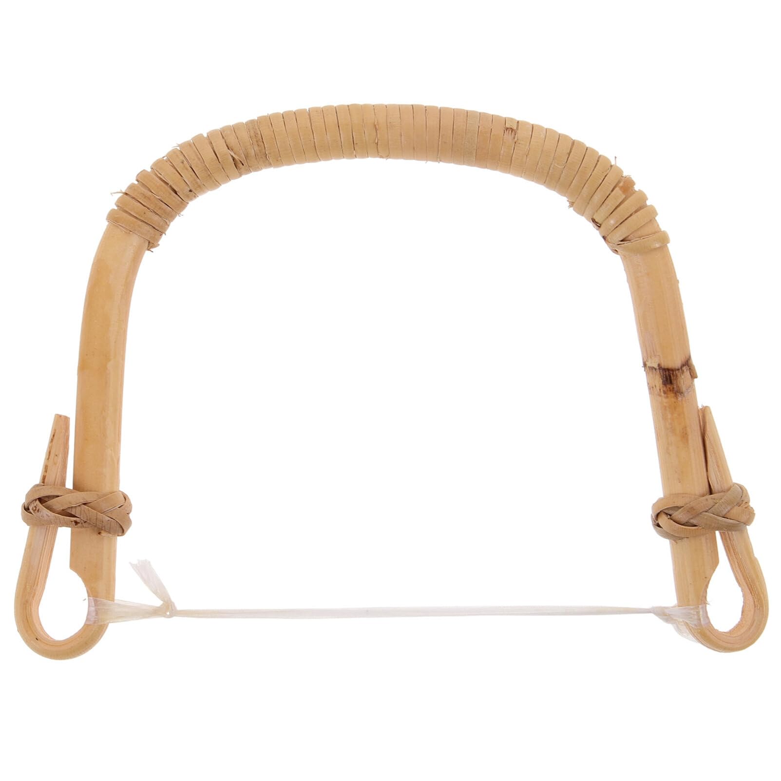 Garneck Tiradores de tetera de madera, mango de repuesto para caldera de hierro, mango de protección contra quemaduras intercambiable, asas de bambú para olla de cerámica, accesorios de cerámica
