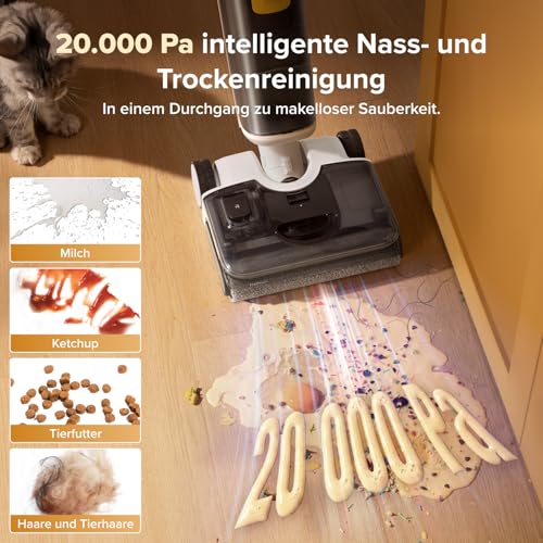 roborock F25 GT Gen 2 Nass Trockensauger, 20.000 Pa, 180° Lay-Flat Design – Ansicht 3