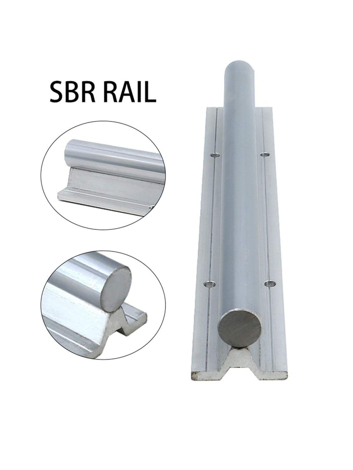 2er-Set Linearführungen SBR10 SBR12 200 350 450 500 600 700 800 1500 2 Stück Linearführungen SBR12 + 4 Stück SBR12UU SBR10UU Blöcke für CNC-Teil (SBR10UU,350)