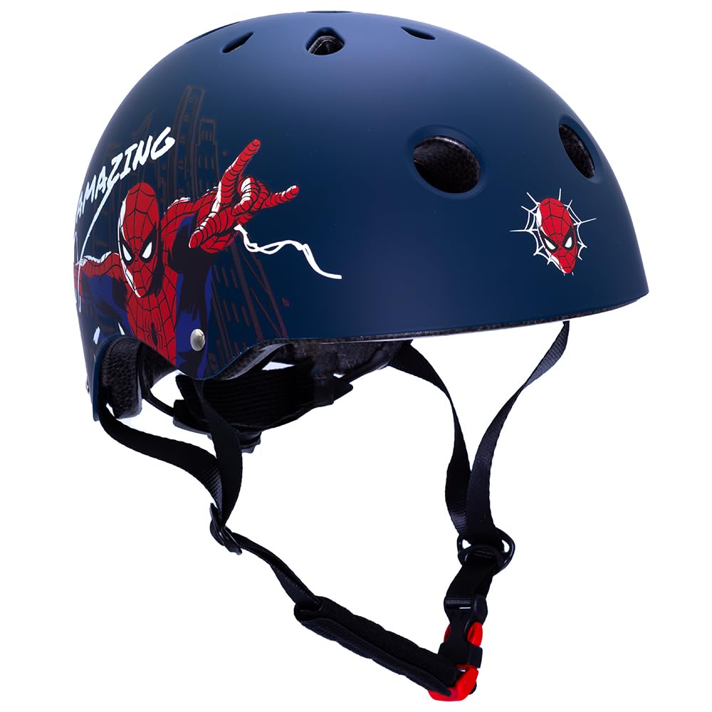 Casco de bicicleta Marvel Spiderman Amazing, Skater, 52-56cm, aprox. desde 6 años