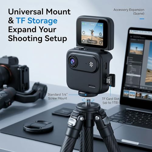 EAOEIHD Action Camera 4K with Flip Screen miniatura 5