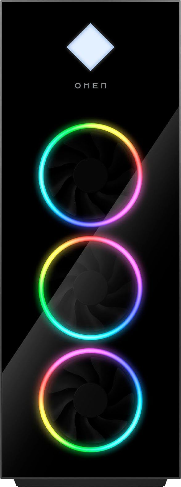 Omen 45L Gaming 2024 Desktop - 16-Core 13th Generation Intel i7-13700K NVIDIA GeForce RTX 4060-8GB GDDR6 Graphics 32GB DDR5 2TB SSD - Wi-Fi No Optical Drive Win11 Pro - 32GB USB - Black