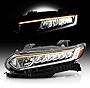 ACANII - For [Halogen High Beam] 2018-2020 Honda Accord LED DRL Signal Projector Headlight Headlamp Assembly Driver Side