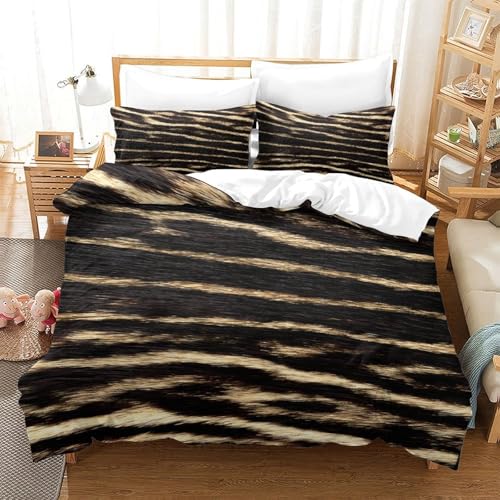 Housse de couette chat en colère 3D parure microfibre douce et anti-plis