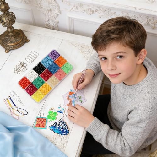 Kit de perles à fondre phosphorescent Générique pour activités manuelles - 3