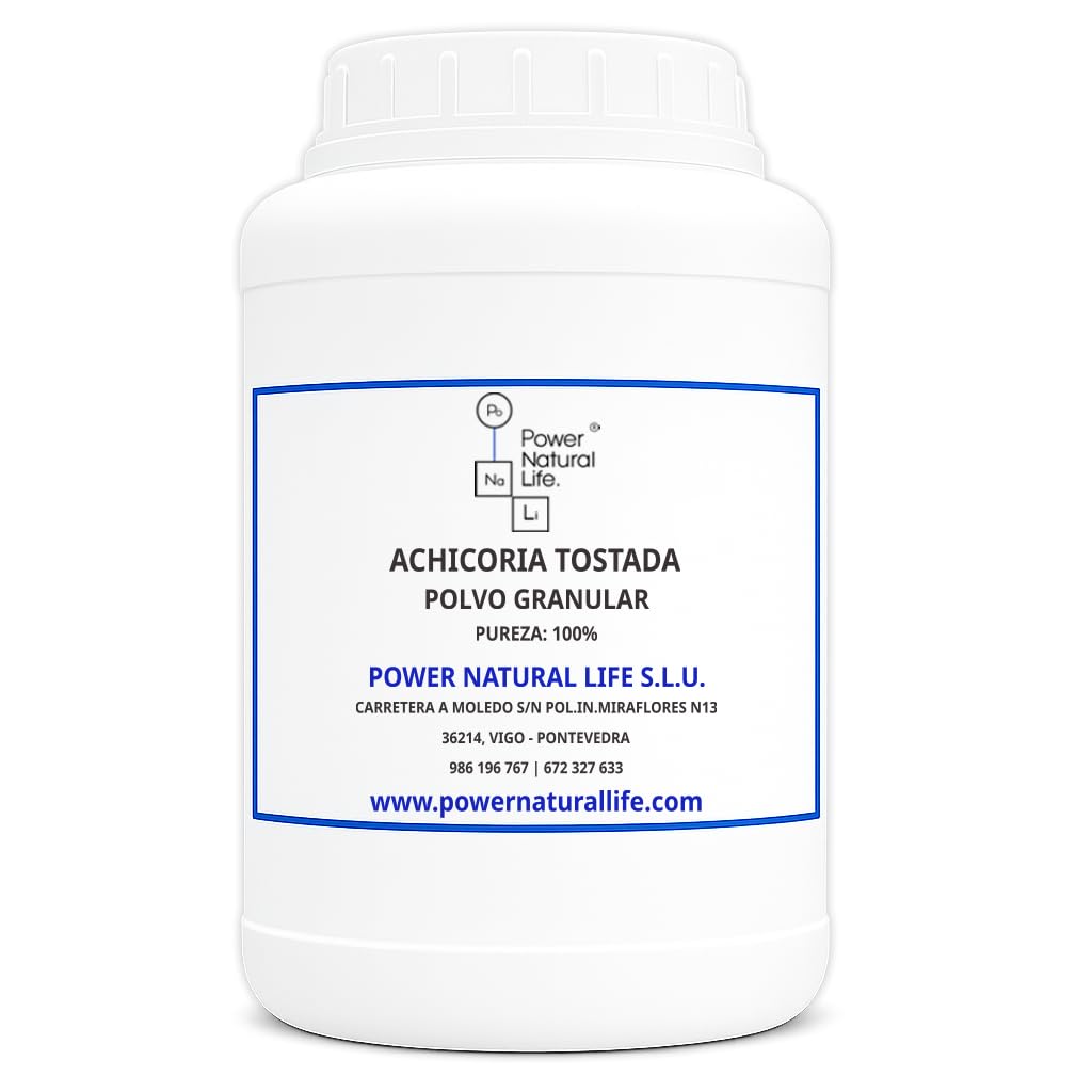 Achicoria Tostada Polvo Granular 1 kg Sin Cafeína Sucedáneo del Café Natural Sin Gluten Apta Cafetera e Infusión
