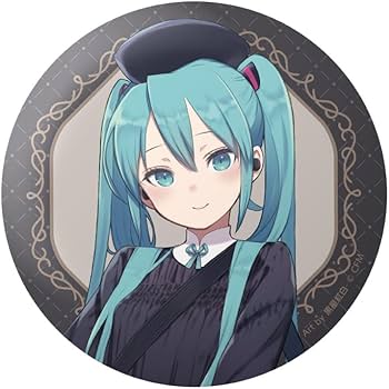 Amazon | 初音ミク×SOLWA おっきめキラキラ缶バッジ＆ステッカーセット