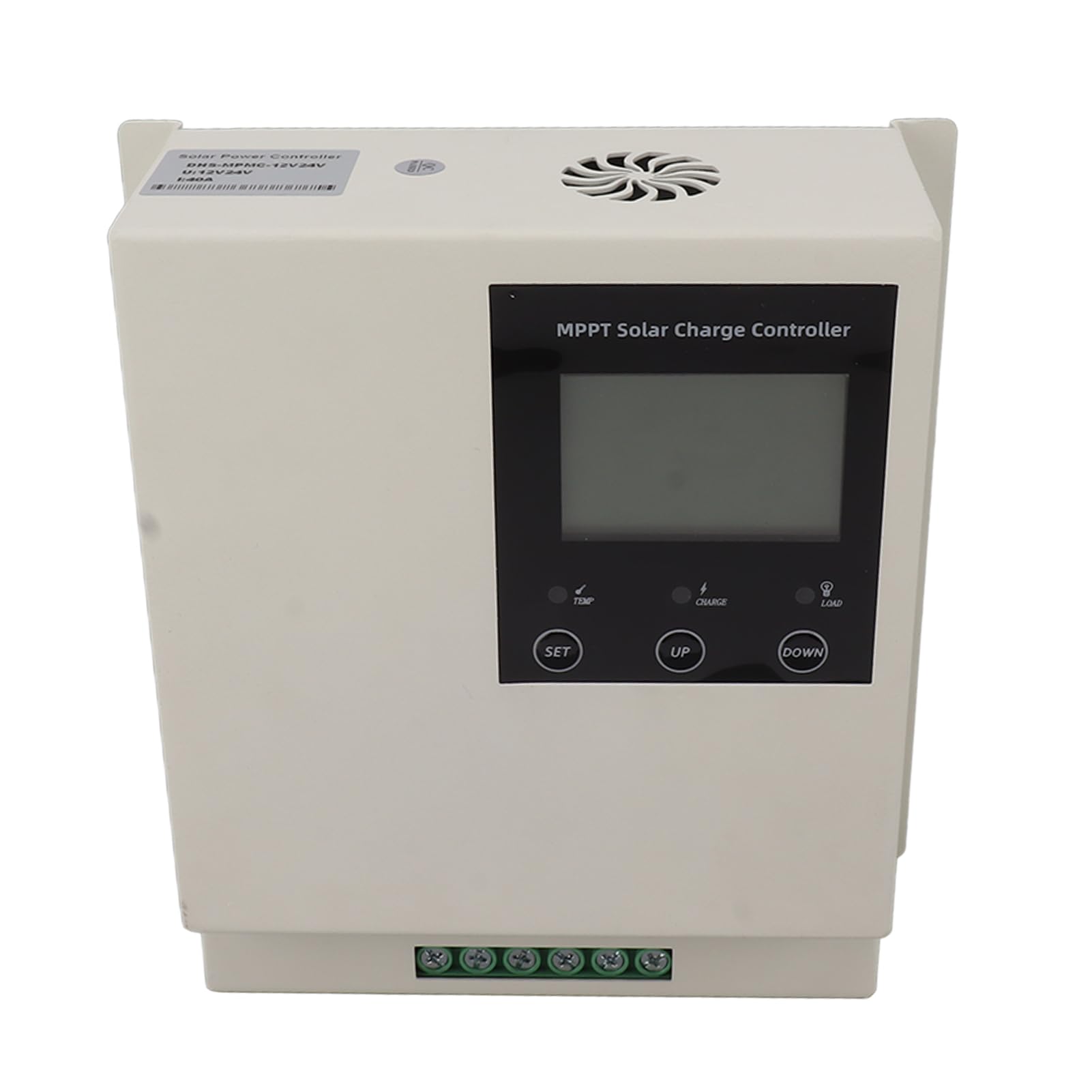 Controlador de carga solar Mtlavishness 20A Mppt 12V 24V con pantalla LCD y diseño Ip34 (12V24V20A)