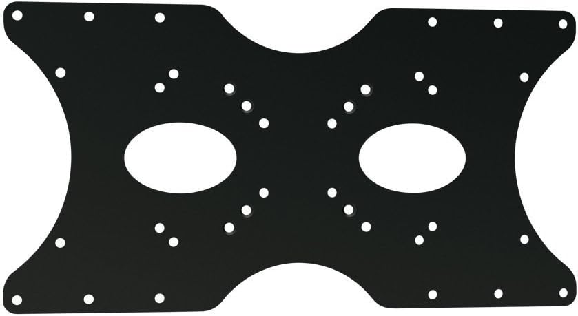 TV VESA Mount Adaptor Plate converts VESA 50 x 50 75 x 75 & 100 x 100 to 400 x 200, 200 x 100 & 200 x 200 max. Load 30kg