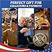 USA 250th Anniversary Commemorative Coin 1776-2026, America 250 Merchandise Patriotic Collectible Coin with Liberty Bell & Bald Eagle Design, 250 Year American Anniversary Coin for Collectors (K)