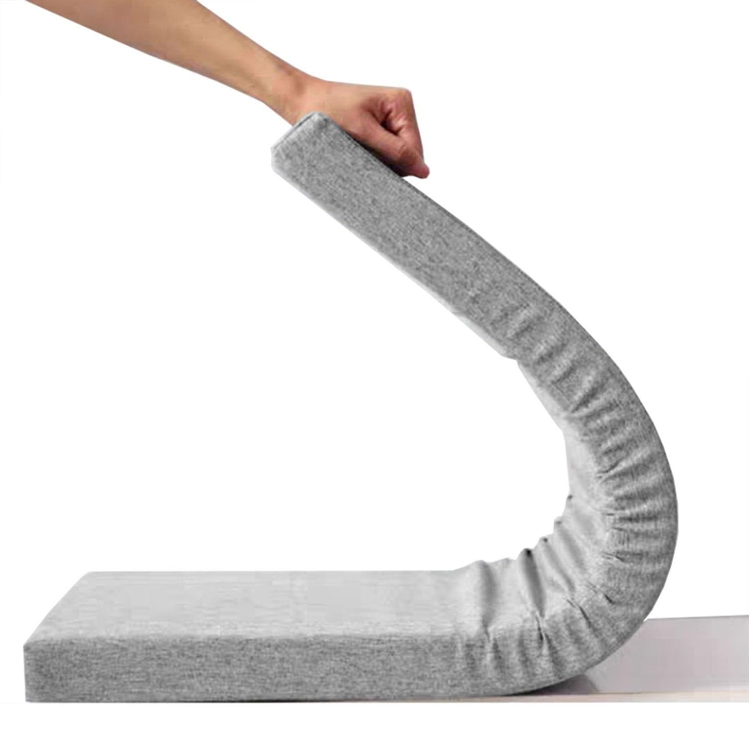 Moismk Light Gray Indoor Bench Cushion Seat Pad 100Cm/150Cm/120Cm/140Cm, 45D Thickened Foam, Personalized Cushions Indoor Outdoor, Bench Seat Cushion For Patio Furniture(,100X50cm X5cm Thick)