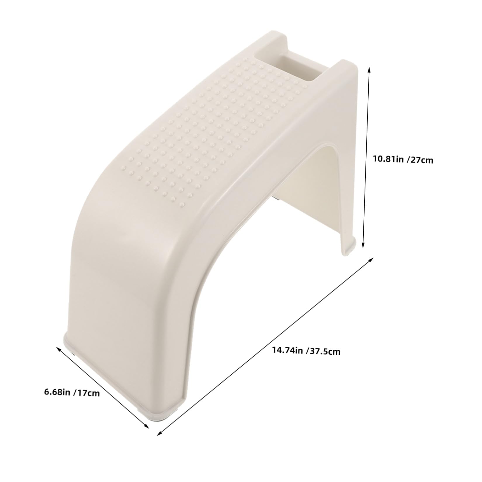 2 Pezzi Sgabello Antiscivolo con Manicure Pedicure per e di Professionale Supporto Ergonomico per Saloni Bellezza e Cura Personale