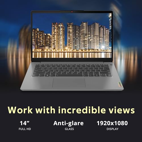 Image of Lenovo IdeaPad 14 inch FHD Business Laptop, Intel Core i5-1155G7, 16GB RAM, 512GB PCIe SSD, Intel Iris Xe Graphics, Fingerprint Reader, WiFi 6, HD Webcam, Win 11 Pro, Grey, 32GB Hotface USB Card
