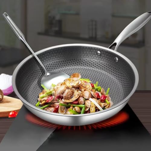 Sartén Wok de Acero Inoxidable Cabilock con Mango miniatura 4