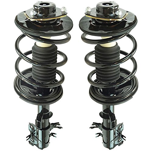 Image of TRQ Front Driver and Passenger Side Strut and Spring Assembly Set | For 03-08 Infiniti FX35 03-08 Infiniti FX45