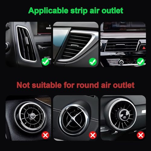 Image of Universal Car AC Vent Outlet Decoration Strip, Waterproof Bendable Air Vent Outlet Trim Decoration, Suitable for Most Air Vent Outlet