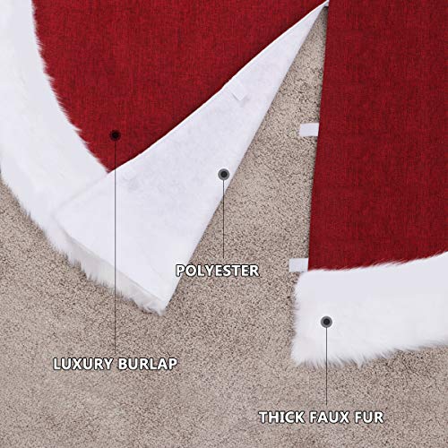 VICASKY Saia para árvore de Natal, tapete base de árvore de Natal, ornamentos de árvore de Natal, de