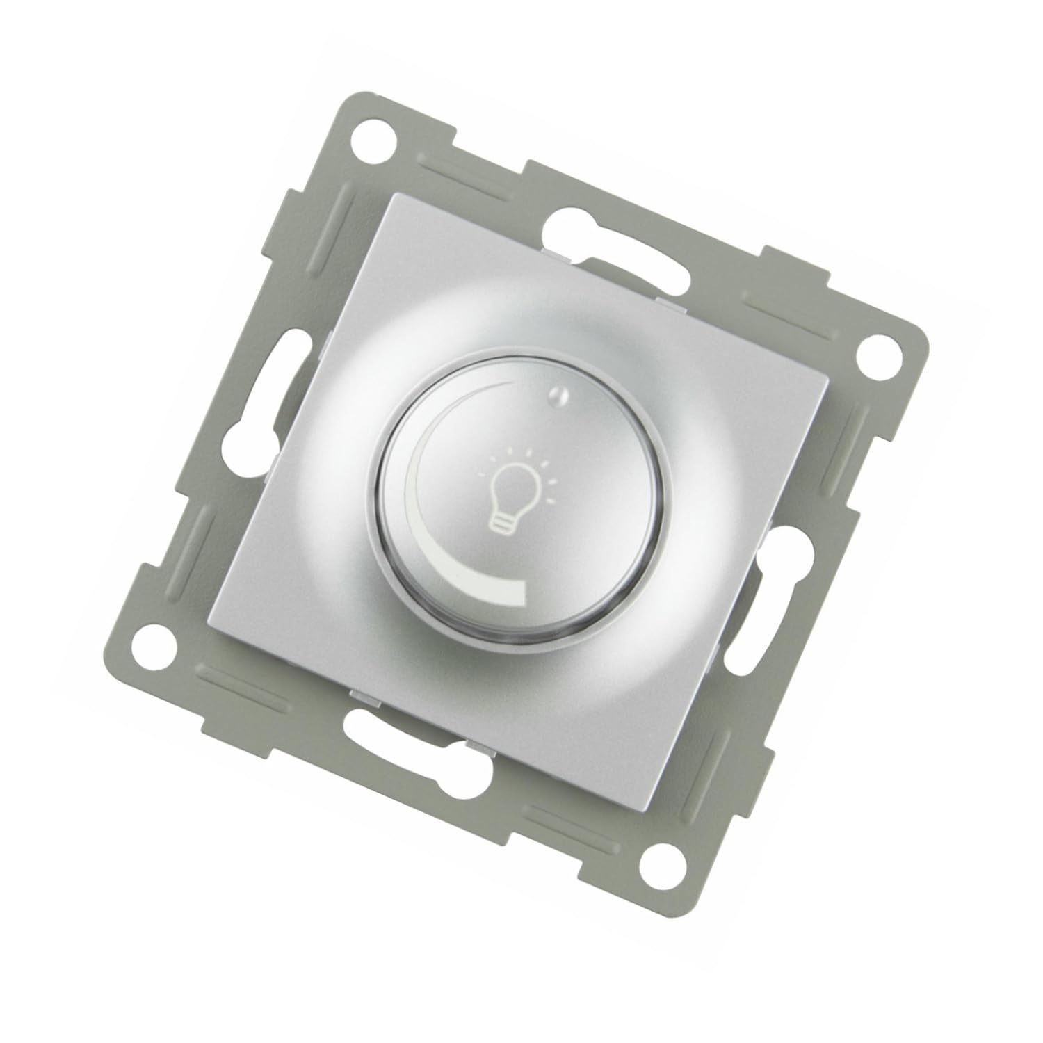VoltShine Interrupteur variateur LED - Interrupteur encastré, variateur d'intensité, compatible avec les lumières LED, design moderne et efficace, installation facile