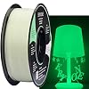 ERYONE Filament PLA Glow in The Dark 1,75 mm +/-0,03 mm voor 3D-printers en 3D-pennen 1 kg (2,2 lbs)/spoel, gloeiend groen