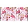 Amazon.com: MoBlinko Flamingos Rug Flamingo Decor Pink Flowers Bath Mat ...