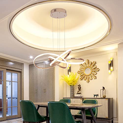 Lampe à suspension LED à intensité variable avec télécommande pour table à manger - 5
