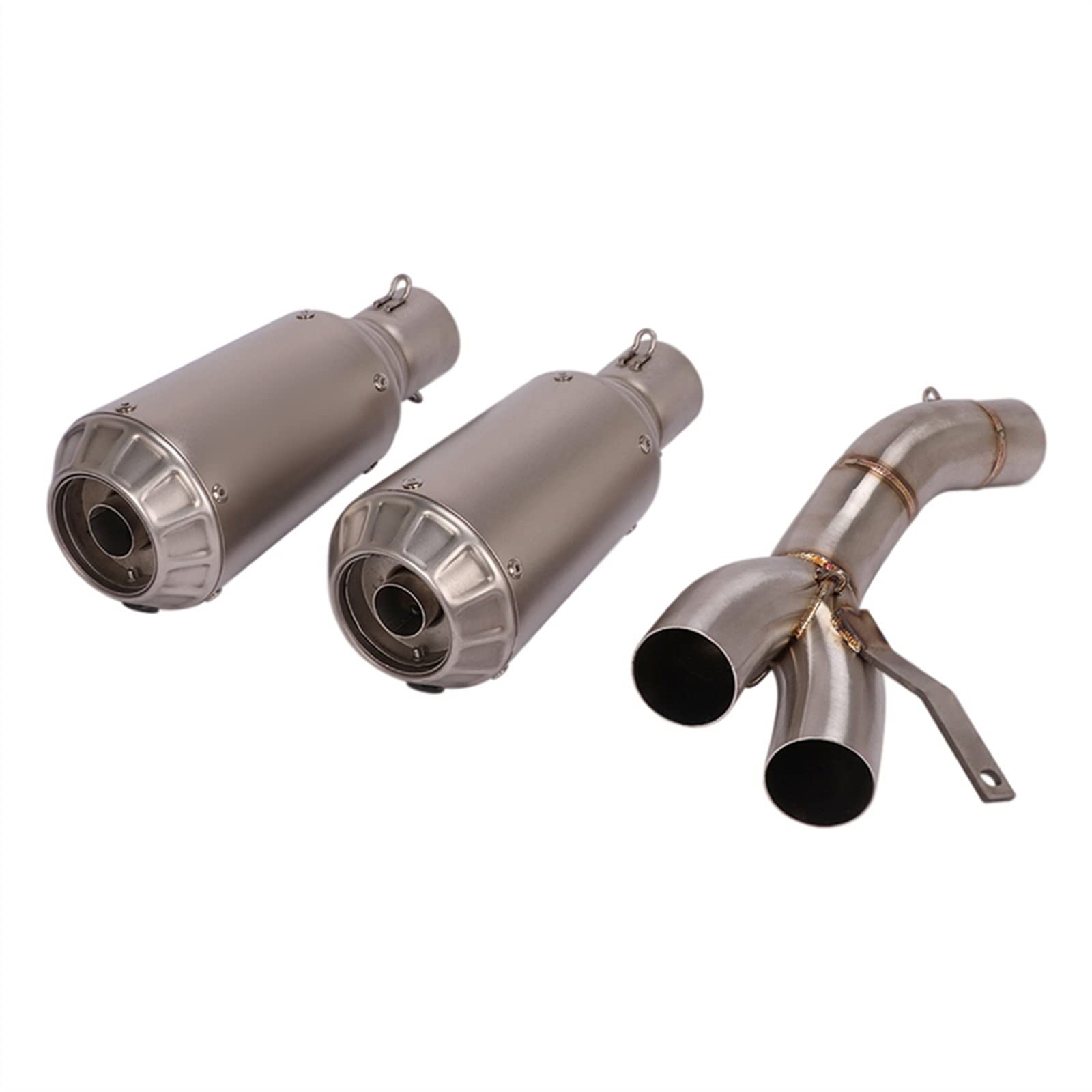 Moto S&istema di Scarico Silenziatore Coda Tubo di Collegamento per D&ucati Scrambler Classic 2015 2016 2017 2018 2019 2020 Fuga in Acciaio Inox