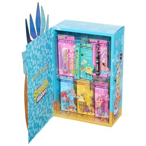 Image of wet n wild SpongeBob SquarePants PR Box - Pineapple House 2-Layer Collector's Set with Makeup & Tools for Unique F.U.N Looks, Cruelty-Free