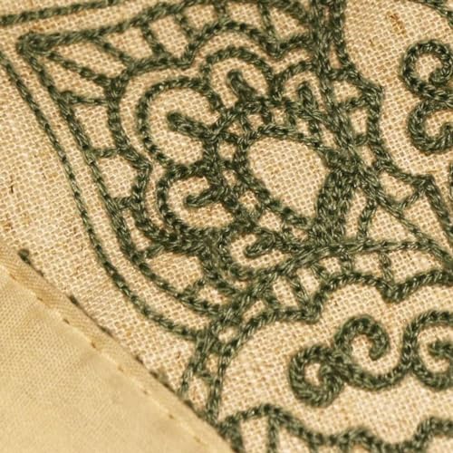Table runner vert anti-plis pour sublimer vos tables de fête