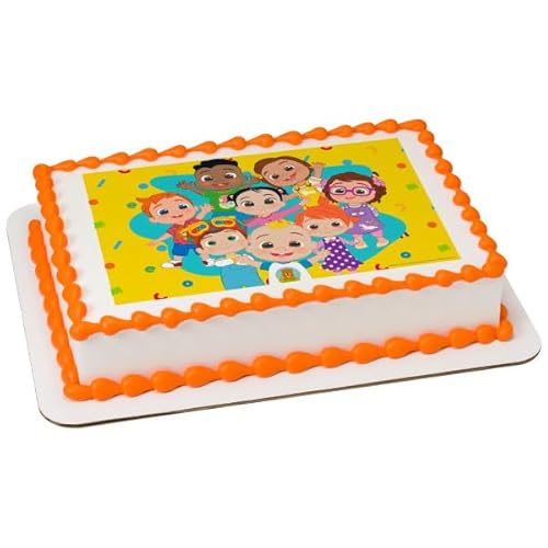 CoComelon Fun Day PhotoCake® Edible Cake Topper Icing Image for 1/4 Sheet cake or larger