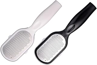 فوميز. مجموعة ادوات العناية بالقدمين محمولة مكونة من قطعتين للعناية بالقدم ومبرد قوي للباديكير وازالة مريحة ومبرد قدم محمول ومبرد قدم قشري