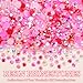 12000 Pcs Resin Jelly Rhinestones for Crafting, Multi Sizes Flatback Pink Color Gems, Bedazzling Crystal with Pickup Tool for DIY Crafts Clothing Shoes Fabric Nail Art