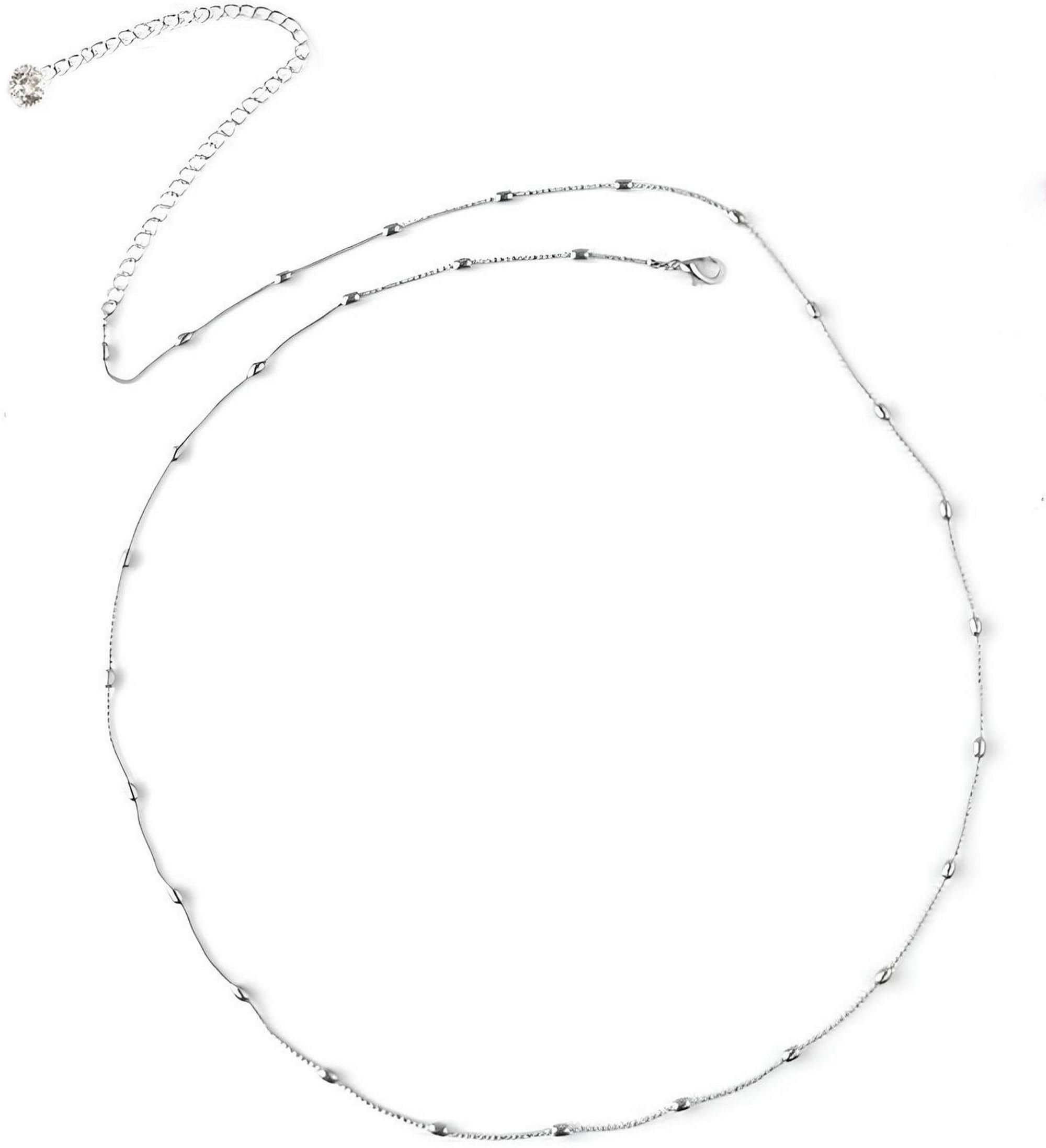 VAMA Adjustable Silver Kamarband Waist Hip Belly Body Beads Chains Kamar karddhani Kamar bandh Saree Vaddanam for Girls & Women (B0D1KP3HVX) Amazon Price History, Amazon Price Tracker