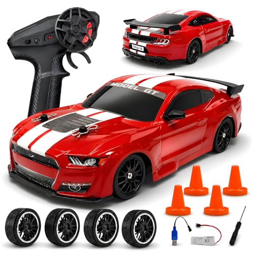 Cable World Store Cable World RC Drift Car for Kids, Red - Image 2