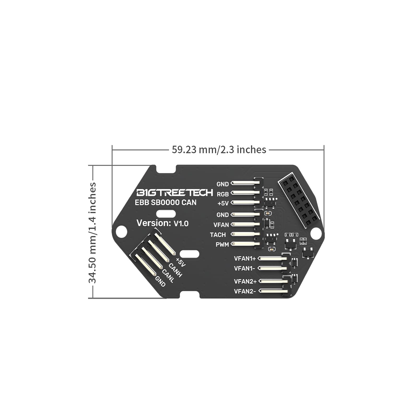 BIGTREETECH EBB SB0000 CAN V1.0 3D Printer Parts Hotend Kit Klipper Canbus Extruder HeadTool SB2209 2240 zastępczy adapter PCB Board