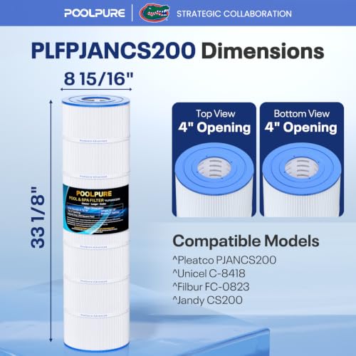 Image of POOLPURE PLFPJANCS200 Pool Filter Replaces Jandy CS200 1PACK