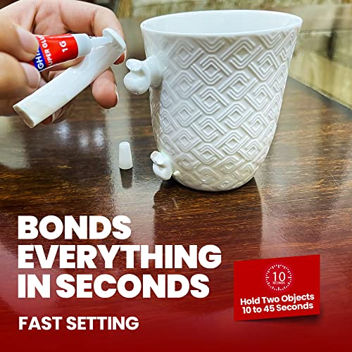 12 Grams Super Glue All Purpose with Anti Clog Cap. Ca Glue - Adhesive SuperGlue. Cyanoacrylate Glue for Hard Plastics, DIY Craft, Metal (12 g) - Image 4