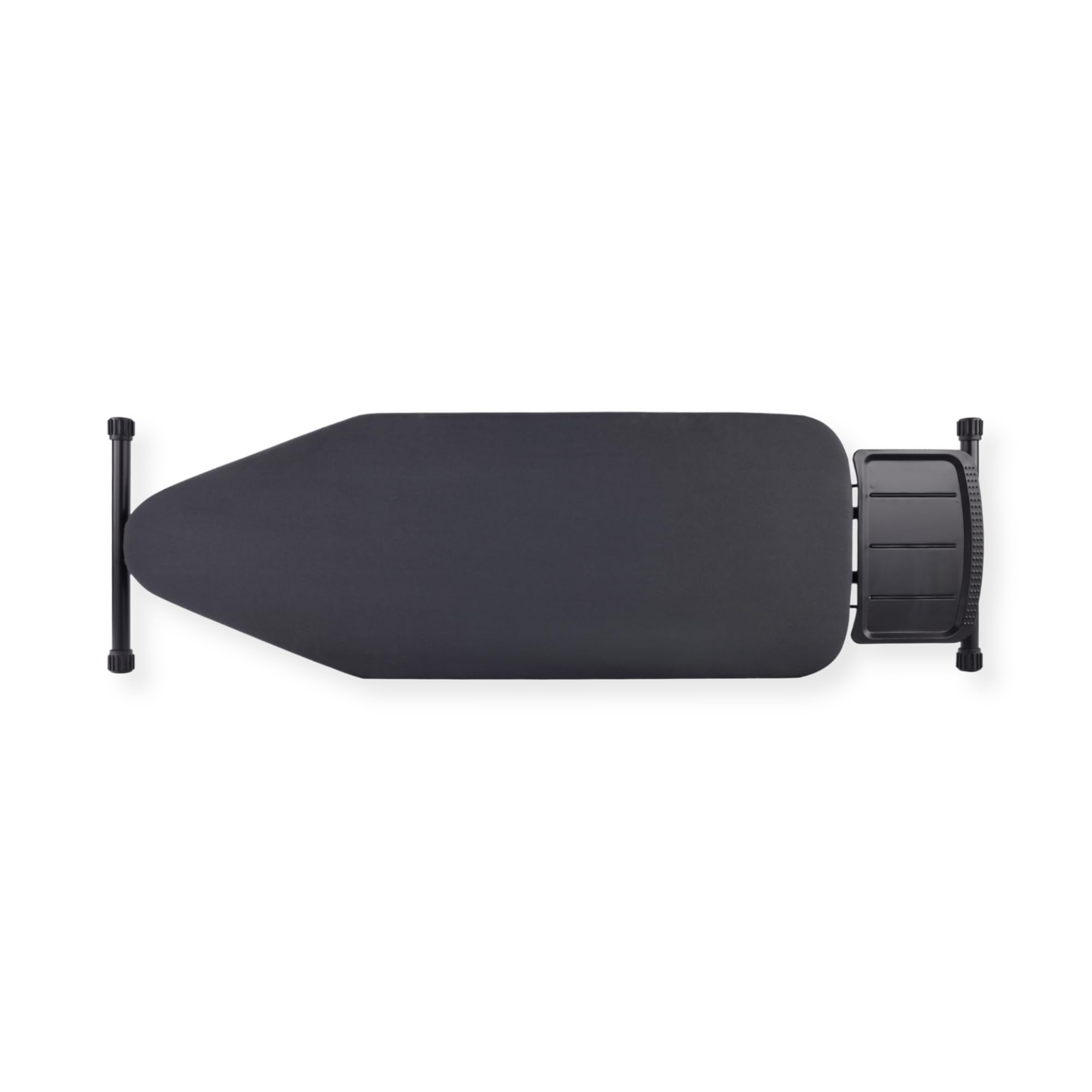 SensaHome Asse da Stiro – Tavolo da Stiro Pieghevole con Supporto per Stiratrice a Vapore – 125x45 cm – Denim Nero