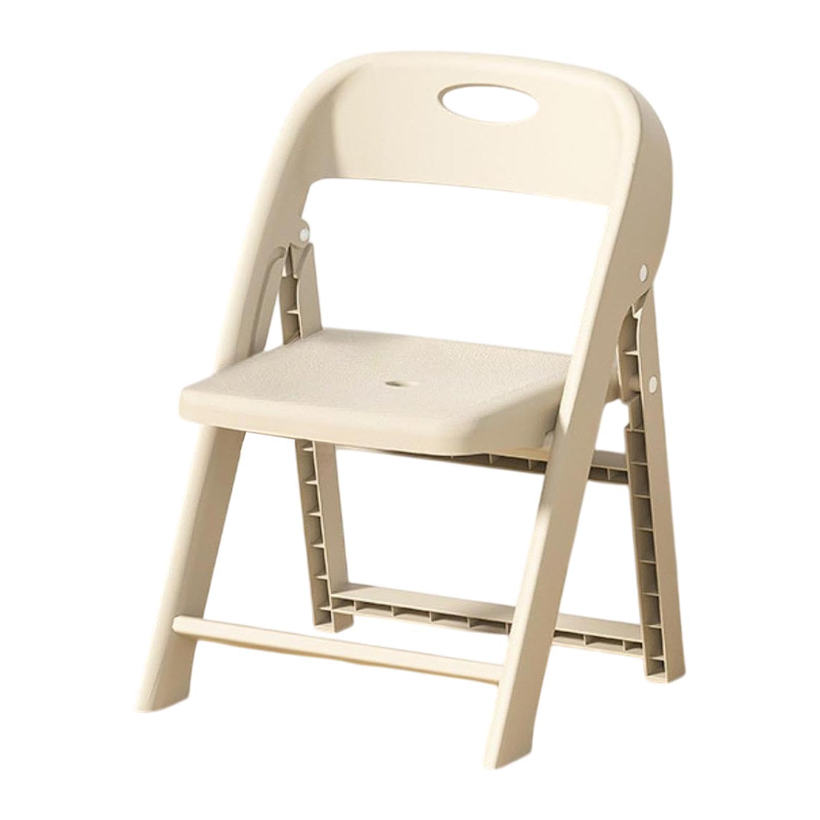 Silla Infantil Apilable para La Escuela, Mobiliario Escolar de Calidad, Ligero Y Plegable para El Hogar, Interiores, Blanco, Individual