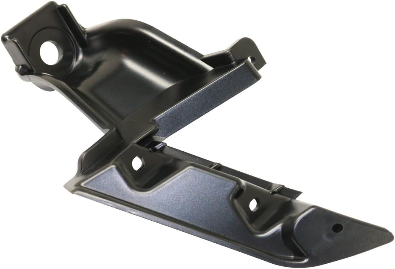 Front Left Driver & Right Passenger Side Set Of 2 Grille Upper Support Mounting Bracket Retainer Reinforcement Replacement for 2009-2011 Honda Civic Coupe Black Textured Plastic HO1207107 HO1207108