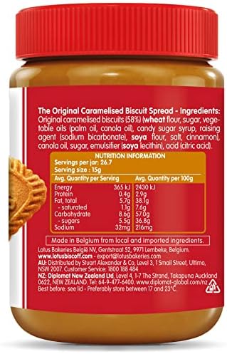 Lotus - Original Caramelised Biscuit Spread Smooth - 400g - 4