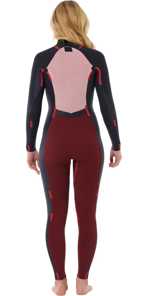 RIP CURL 2025 Donna Dawn Patrol 5/3mm Back Zip Muta 162WFS - Black