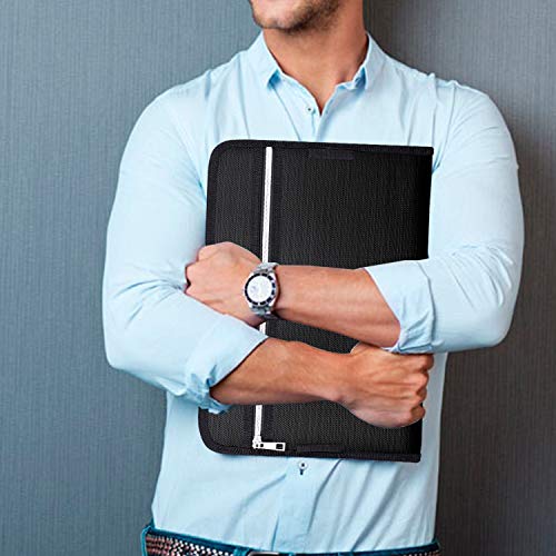 Porte-documents A4 bouton pression pochette transparente plastique bord perforé - 7