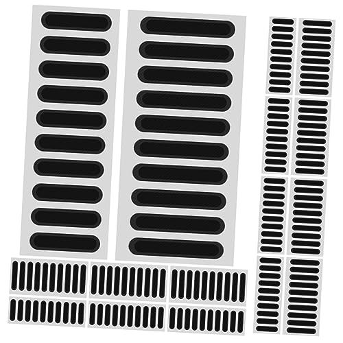 BESTonZON 120 Piezas Red de altavoz a prueba de polvo parlante móvil accesorio de mantenimiento de teléfono móvil trompeta pegatina Estuche protector Red de polvo Plumero Dacrón